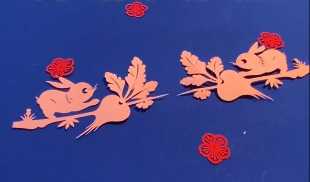 庆元宵，看非遗传承人单手一剪，好&ldquo;兔&rdquo;成双