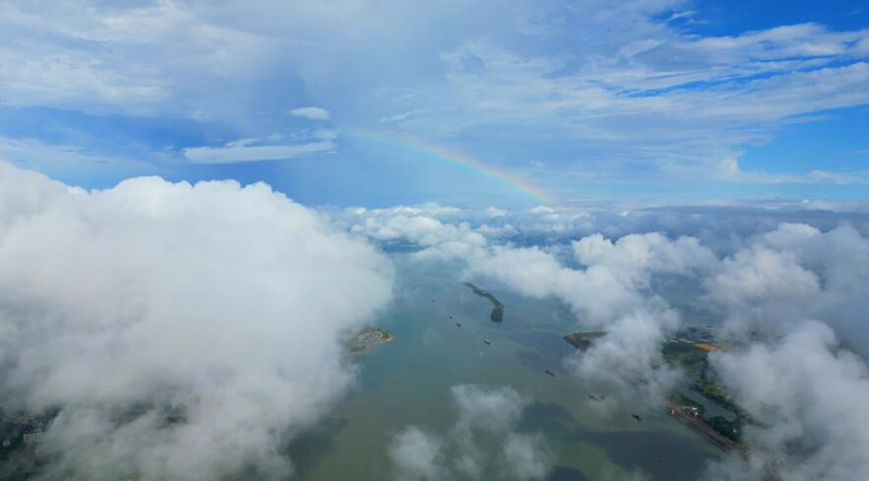 南京高淳：雨后惊&ldquo;虹&rdquo;一瞥