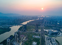 航拍东氿新城